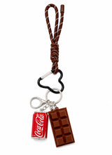 CHOCOLATE AND COFFEE LOVERS CHARMS AND KEYCHAIN