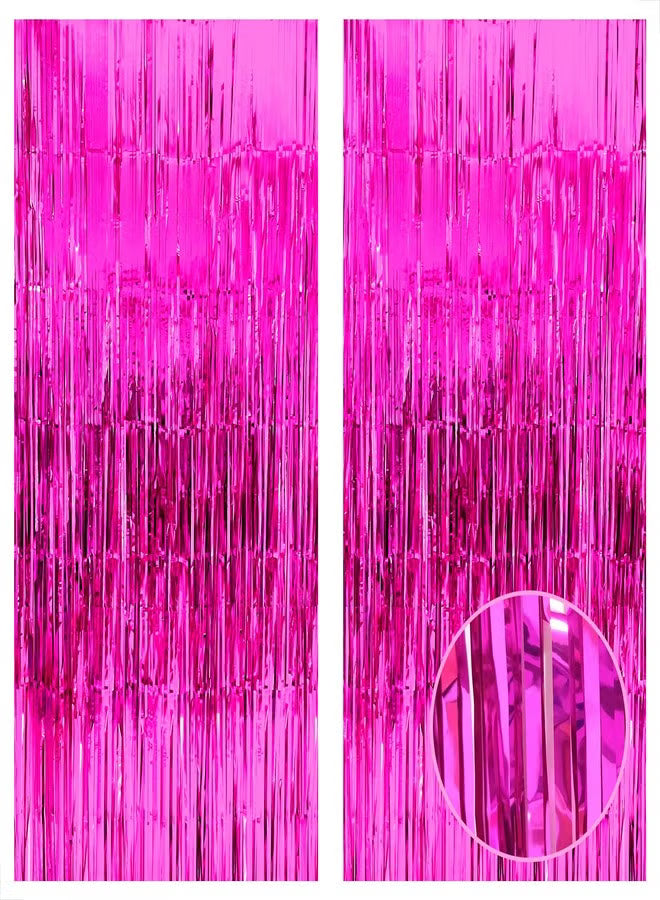 METALLIC FRINGE CURTAIN