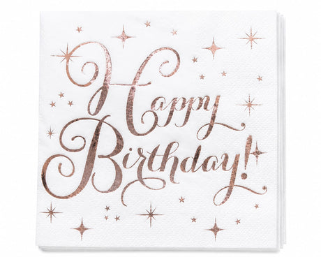 HAPPY BIRTHDAY  NAPKINS
