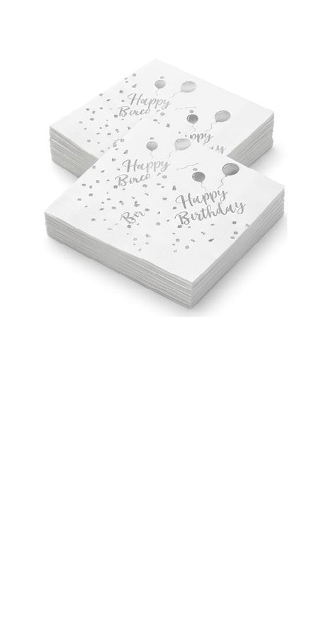HAPPY BIRTH DAY  STAMP NAPKINS