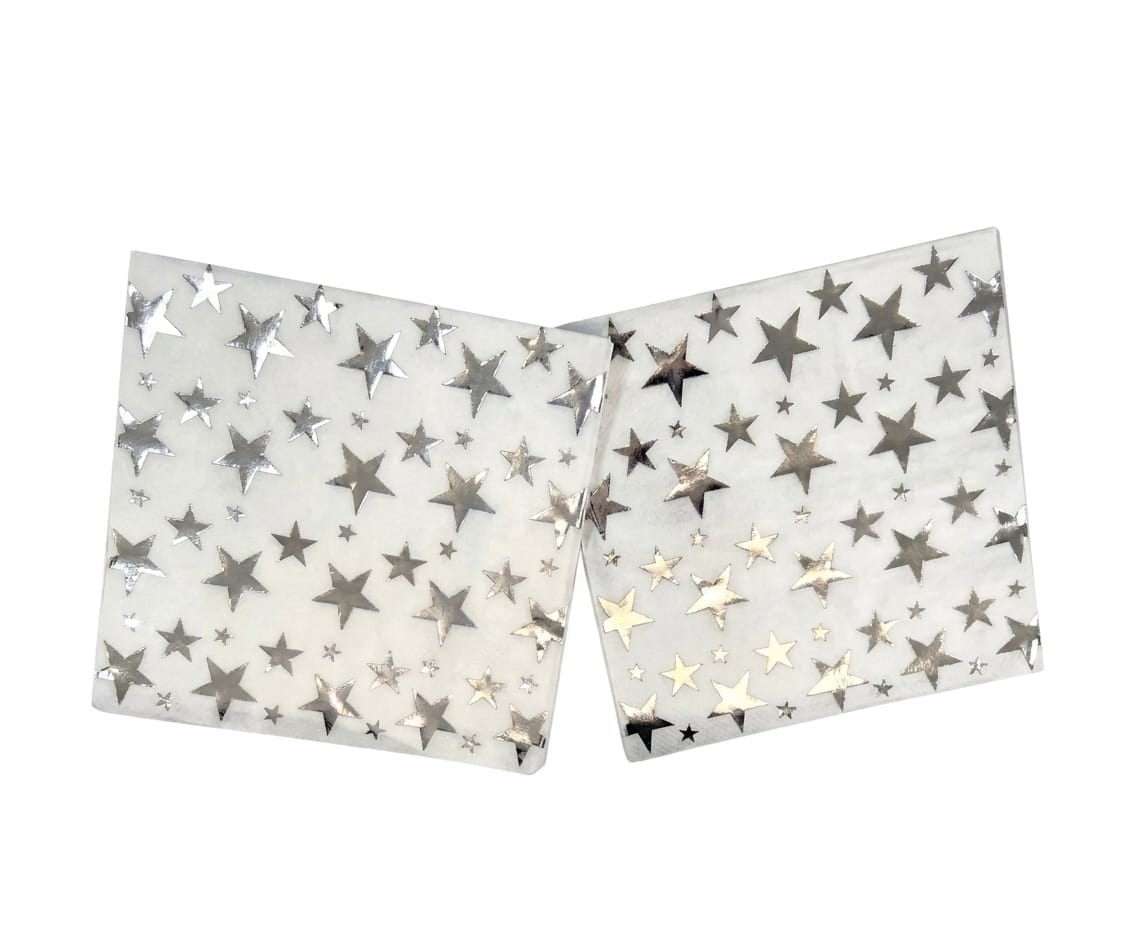 STARS  STAMP NAPKINS