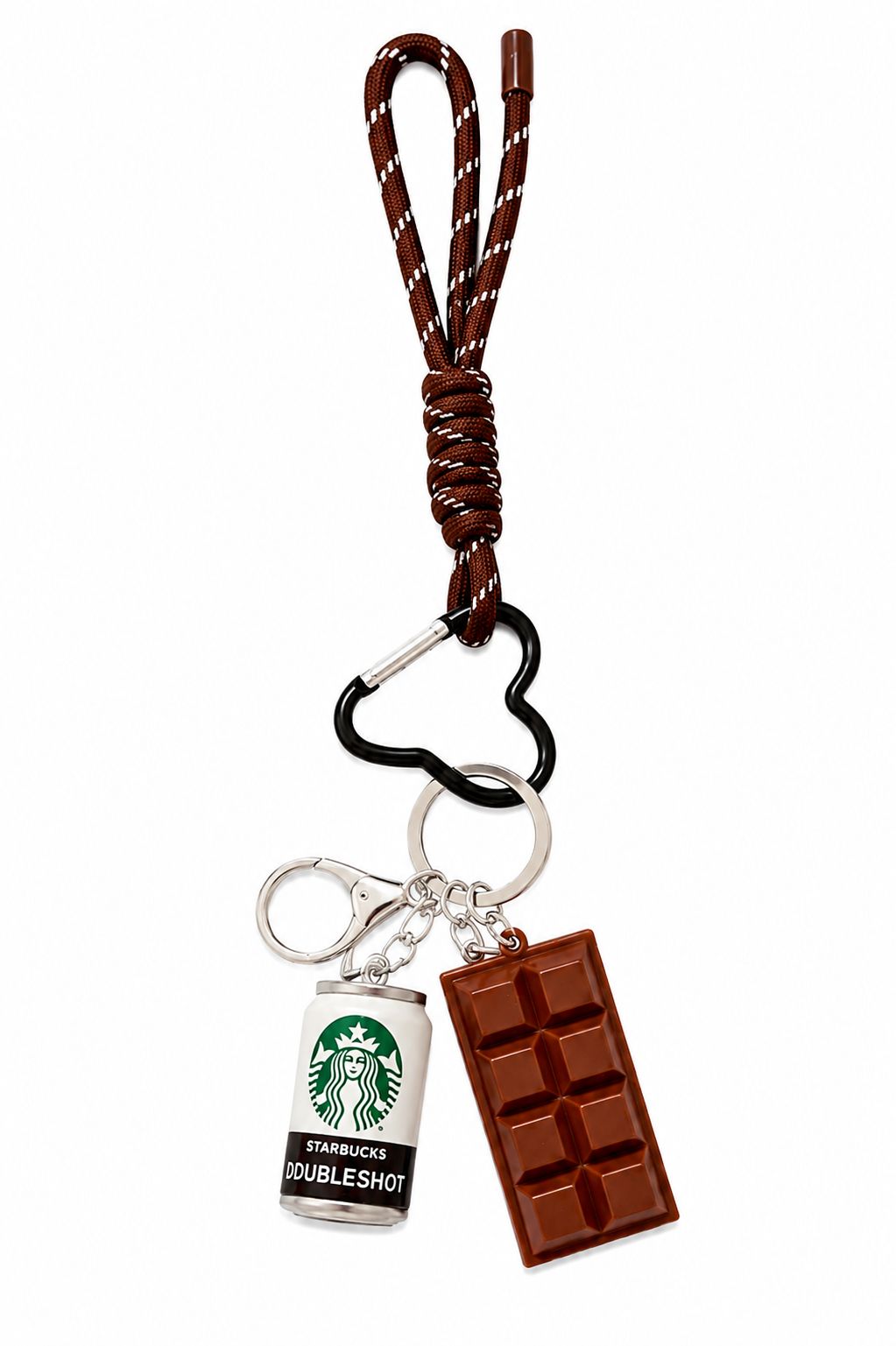 CHOCOLATE AND COFFEE LOVERS CHARMS AND KEYCHAIN