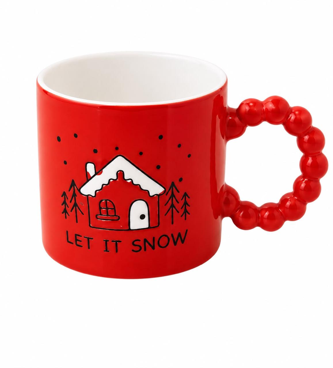 RED MUG LET IT SNOW