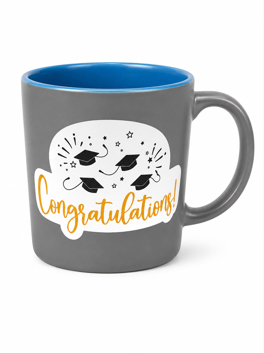 GREY CONGRATULATION GRAD MUG