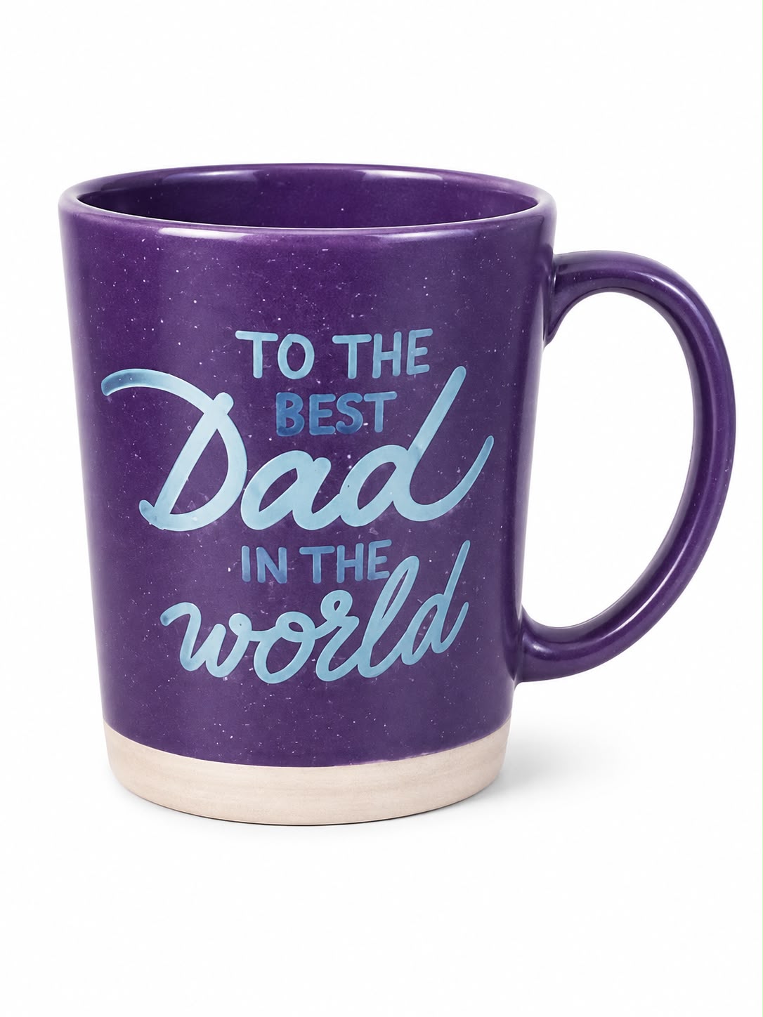 BLUE IRIDESCENT BEST DAD IN THE WORLS MUG