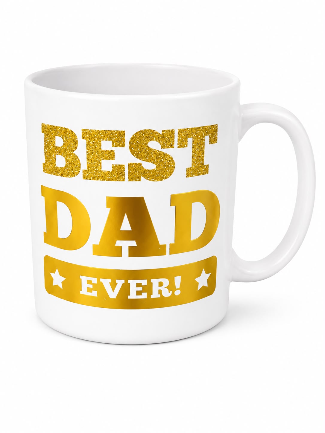 GOLD BEST DAD EVER MUG