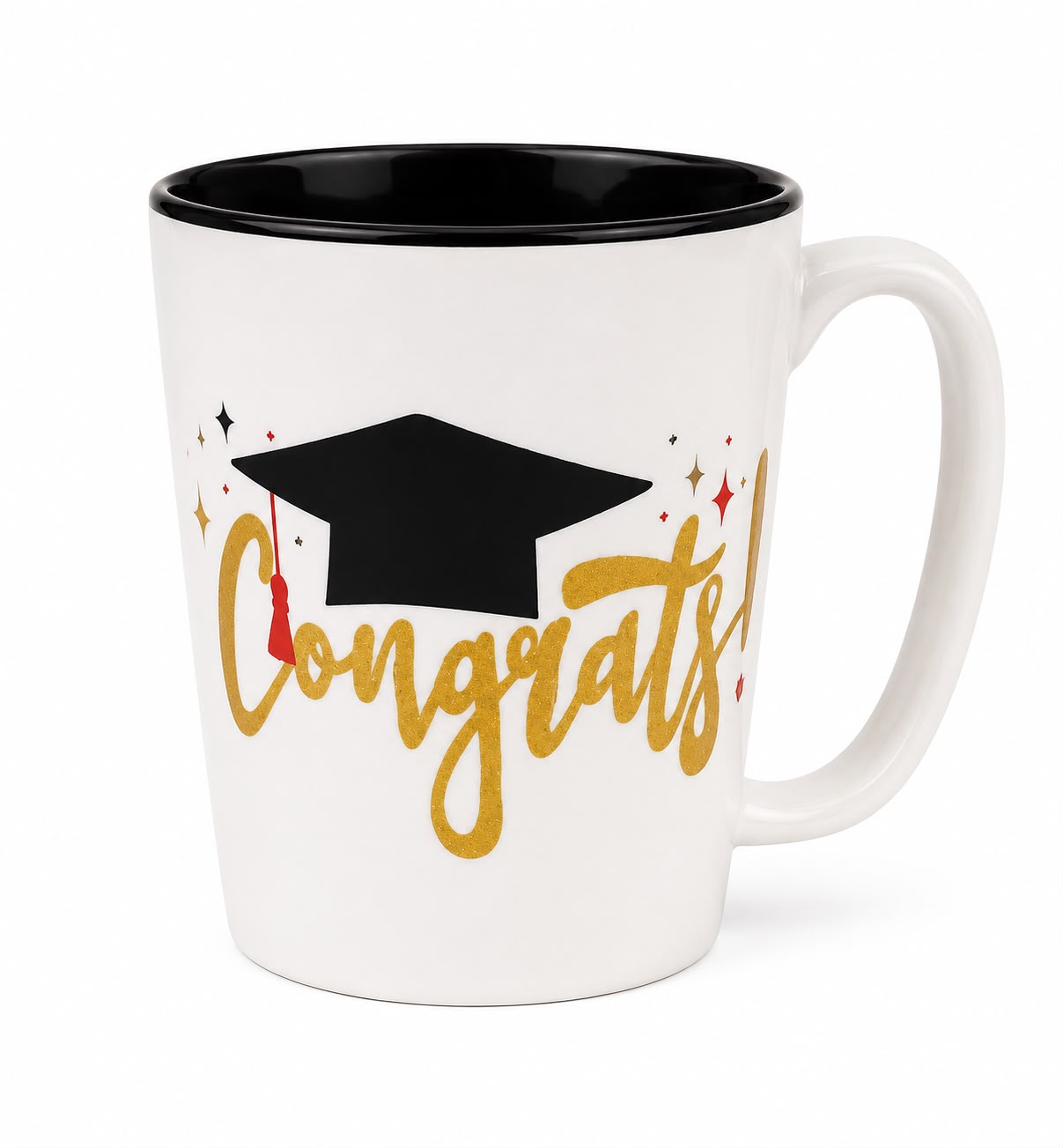 WHITE X BLACK CONGRATS MUG