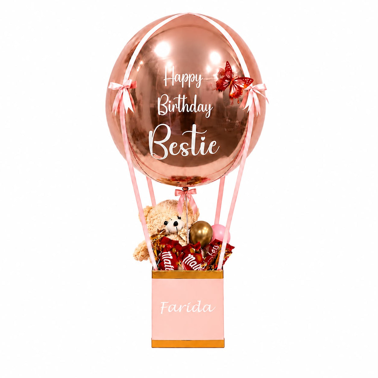 CUSTOMIZABLE HAPPY BIRTHDAY ROSE GOLD GIFT BOX