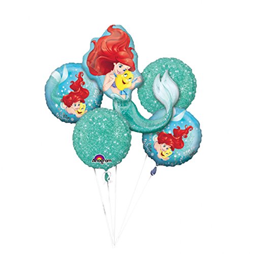 Disney Little Mermaid Foil Balloon Bouquet