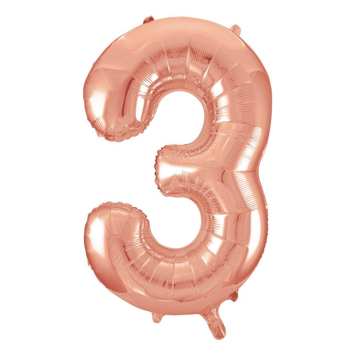 Mini Rose Gold Foil Balloon - Number