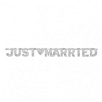 JUST MARRIED - LETTER BANNER