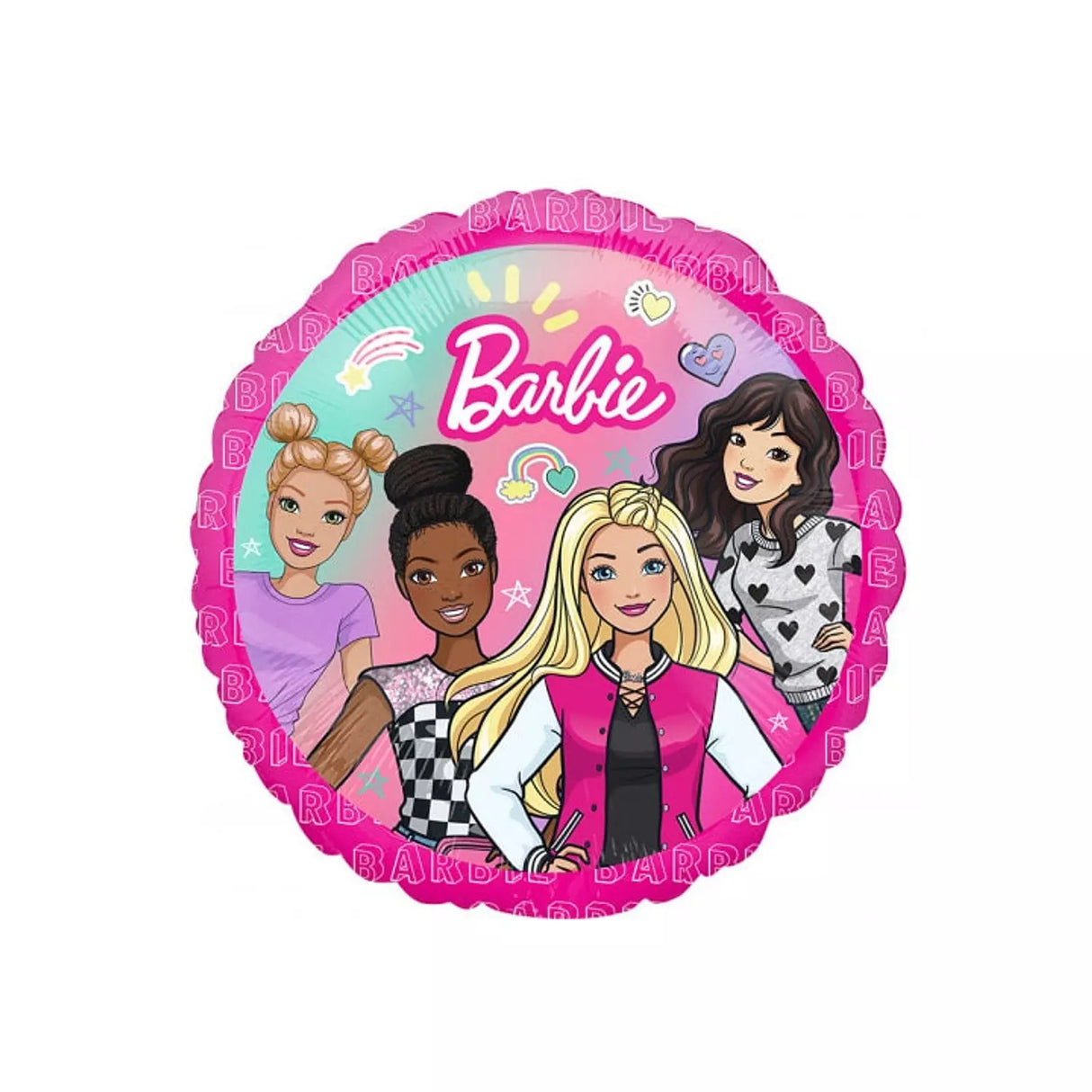 BARBIE ROUND BALLOON