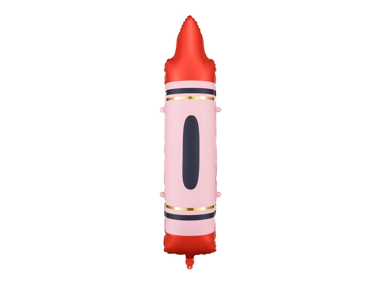 "BALLOON CRAYON RED"