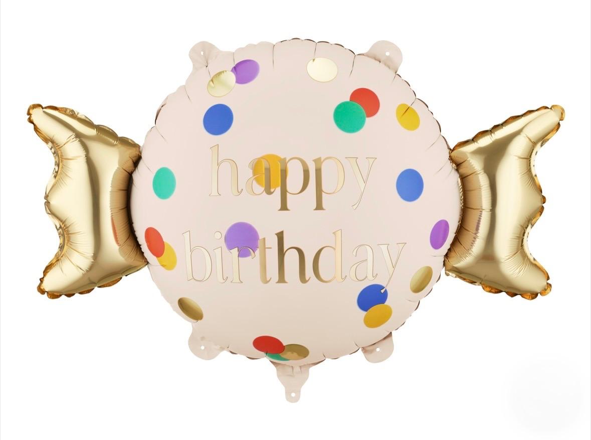 HAPPY BIRTHDAY CANDY BALLOON