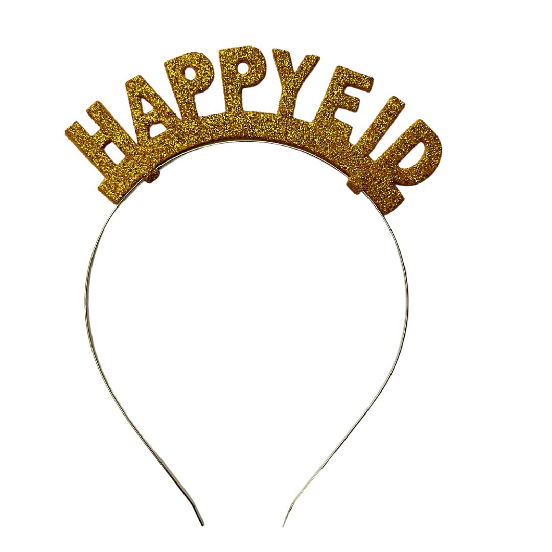 Happy Eid Gold Headband