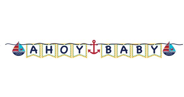 AHOY BABY BANNER