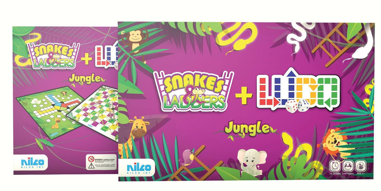 Ludo + Snakes & Ladders Jungle