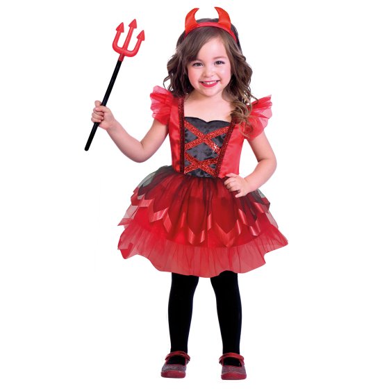 COSTUME LITTLE DEVIL GIRL 12-24 MONTHS