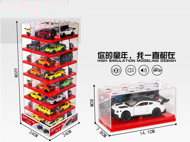 SUPER  ALLOY P/B CAR WITH LIGHT/VOICE