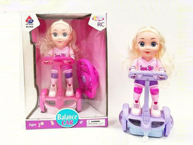 RC BALANCE SCOOTER GIRL DOLL