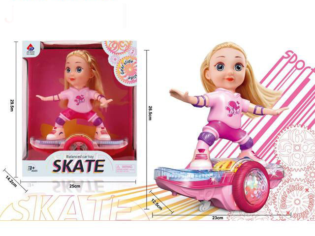 RC HOVERBOARD BALANCE GIRL  DOLL