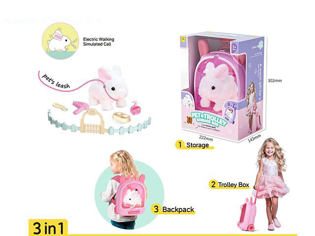 3 IN 1 CUTE BUNNY BACKPACK