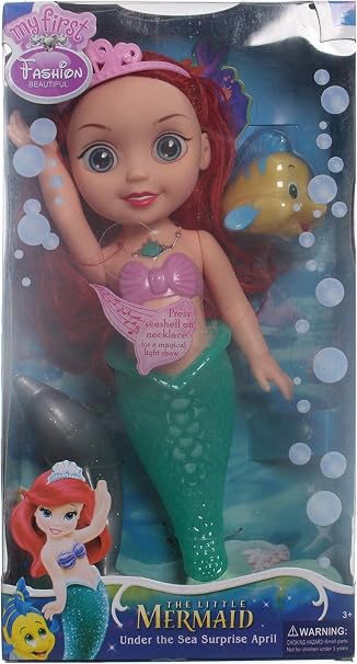 14"LITTLE MERMAID DOLL WITH LIGHT AND MUSIC