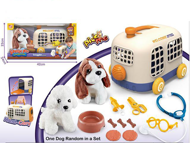 PUPPY TRAVEL CARRIER PLAYSET