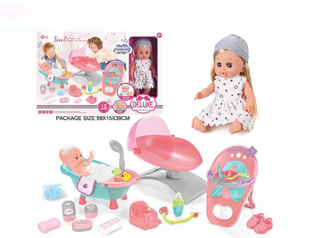 MY FIRST DELUXE BABY DOLL SET