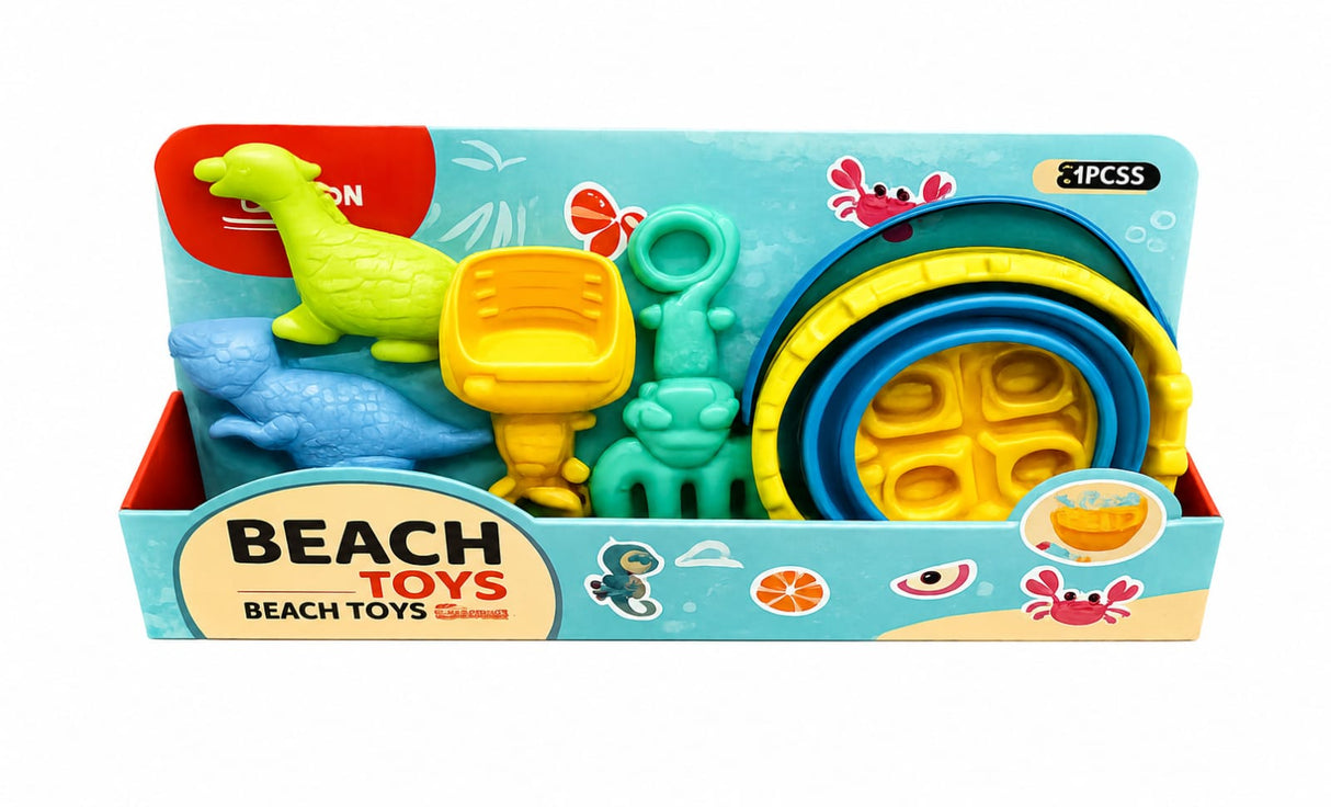 5PCS COLLAPSABLE BEACH SET
