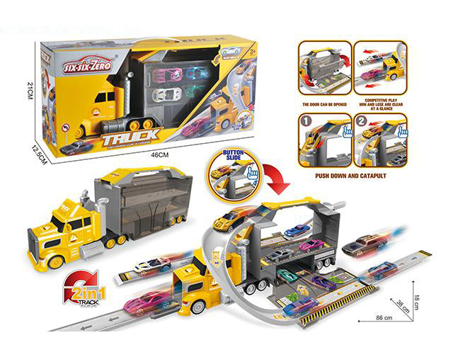 CONSTRUCTION CONTAINER STORAGE EJECTION ALLOY CAR SET