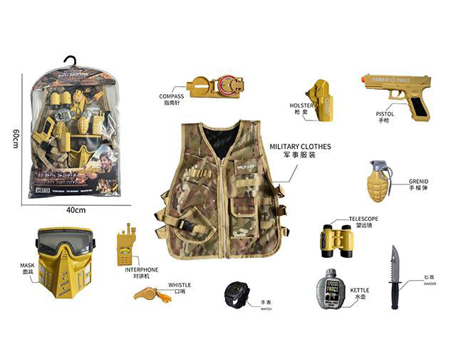 MILITARY PRETEND PLAY  SET