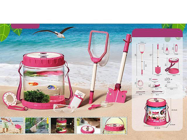 BEACH ADVENTURE PINK PLAYSET