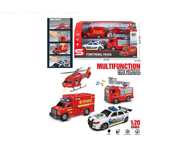 CITY FIRE FIGHTING TRUCK SET