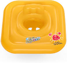 Bestway Swim Safe 3 Ring Baby Pool Square Float Level A 76x76cm