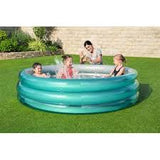 Round Mettalic Family Swimming 3 Ring pool 2.01mx 53cm