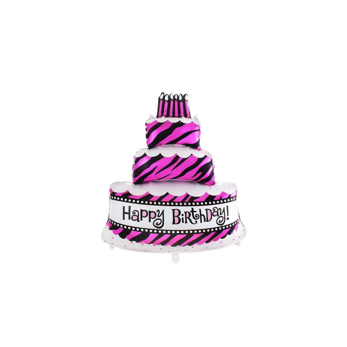 "HD141 PINK TIGER MULTI LAYER Cake Balloon"