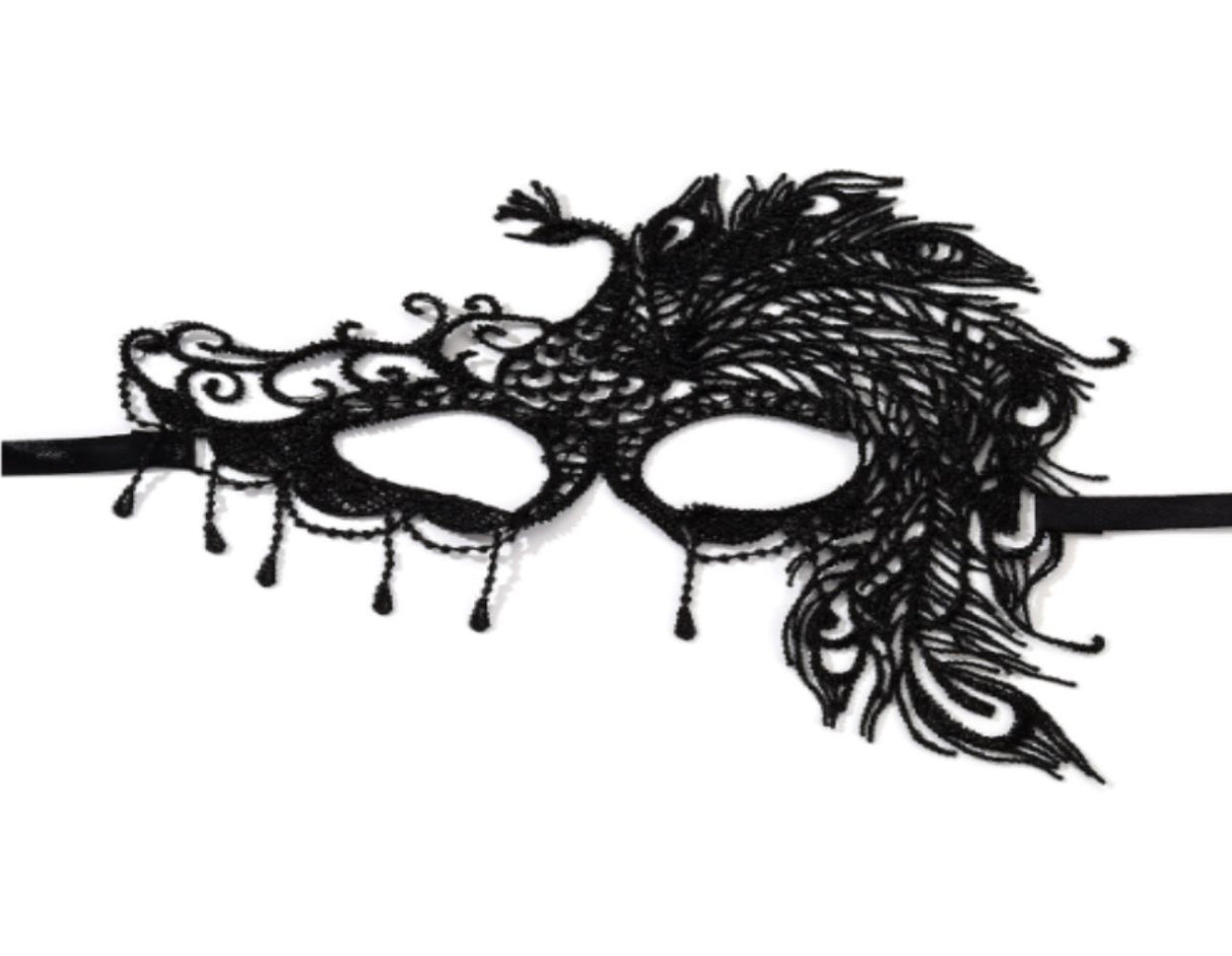 Black Lace Masquerade DuchessMask