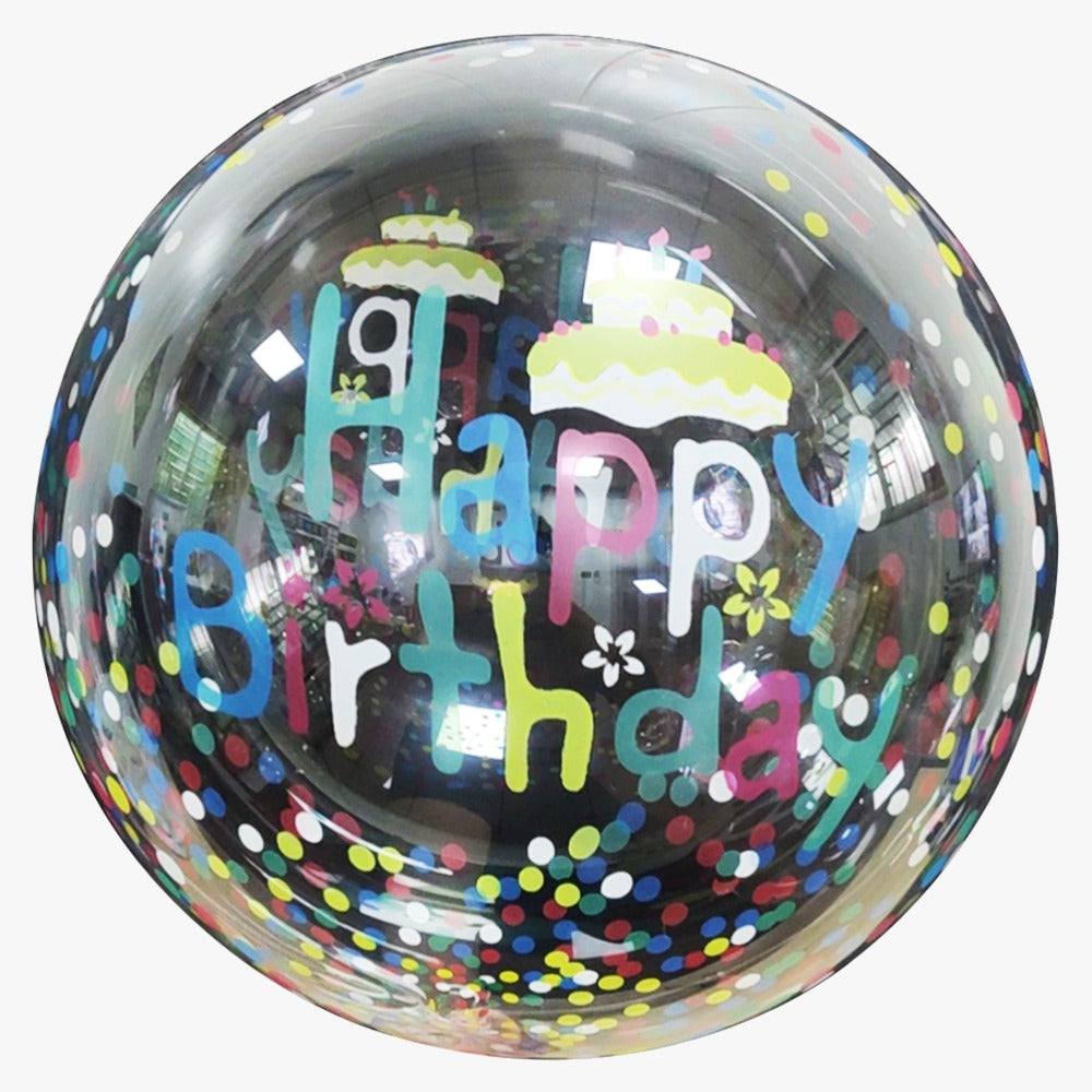 20" HBD DOTS BoBo Balloon