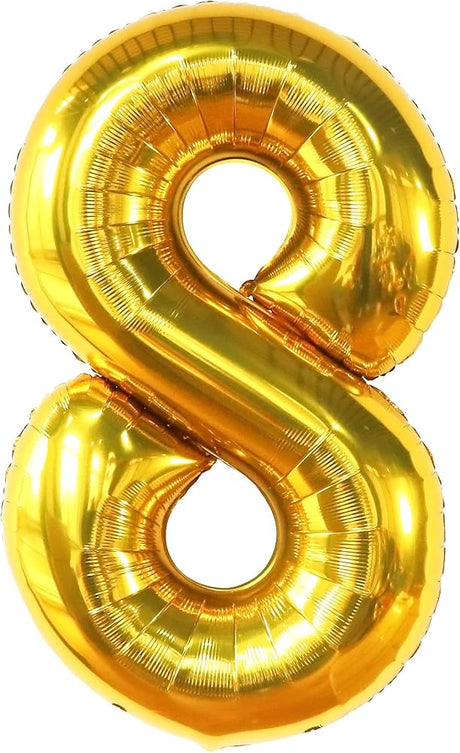 Mini Gold Foil Balloon - Number