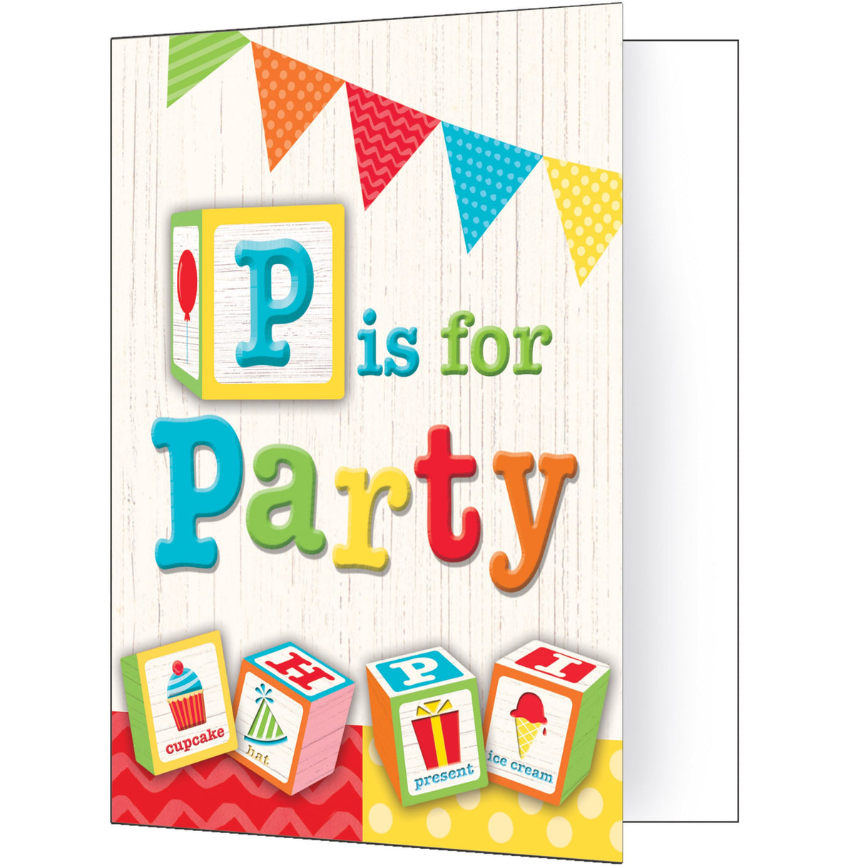 ABC BLOCKS INVITATIONS