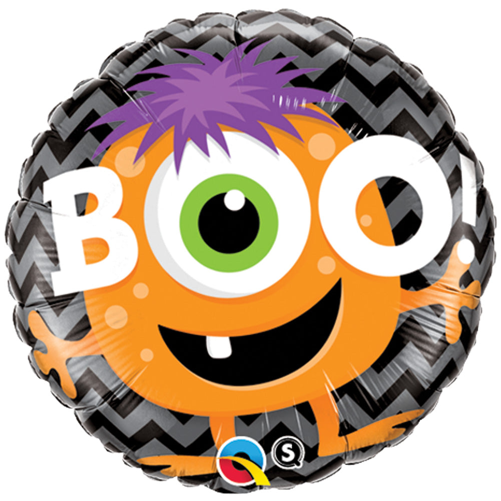 Monster Chevron Boo Balloon