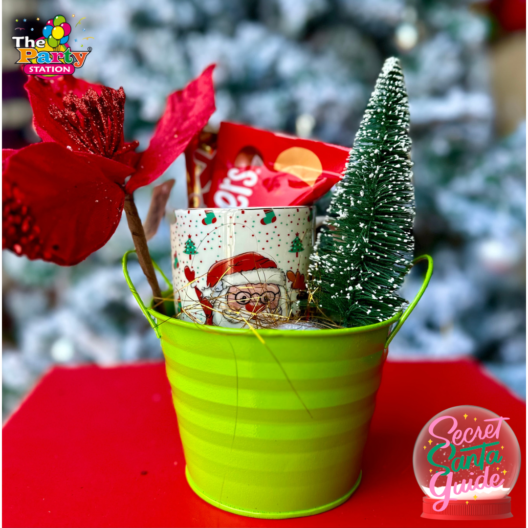 Green Christmas Bucket