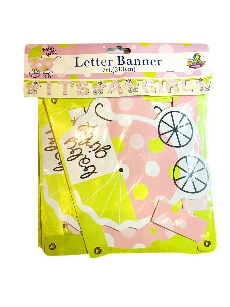 ITS A GIRL LETTER BANNER