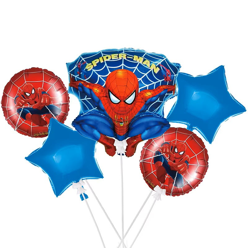 Spider man balloon bouquet