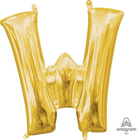 Mini Gold Foil Balloon - Letter