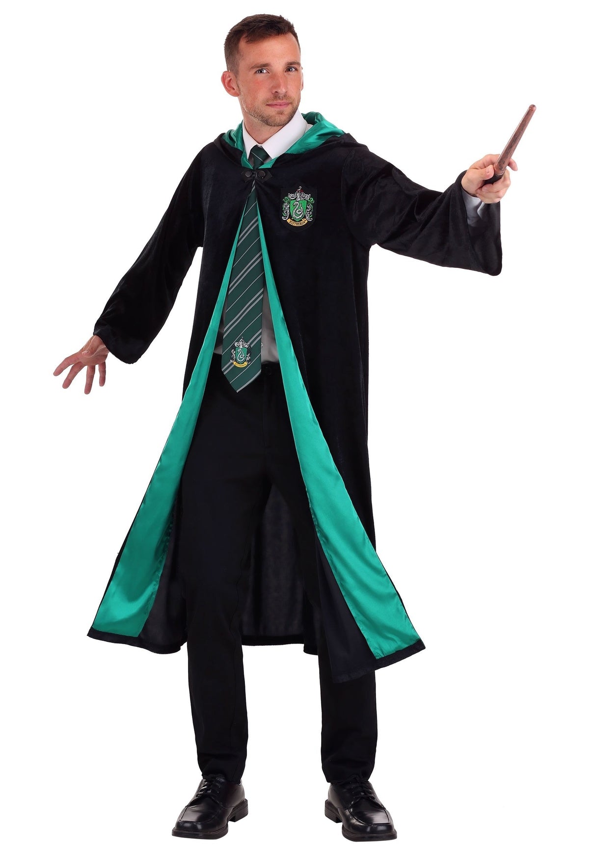 DELUXE SLYTHERIN ROBE ADULT COSTUME