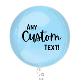 Blue Customizable Balloon