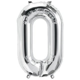 Mini Silver Foil Balloon - Number