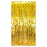 METALLIC FRINGE CURTAIN